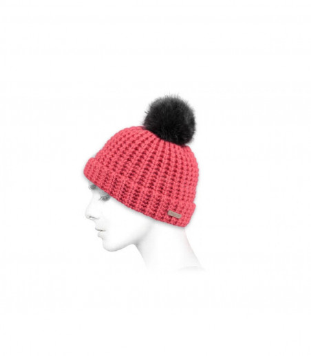 Bonnet femme Bonnie rose